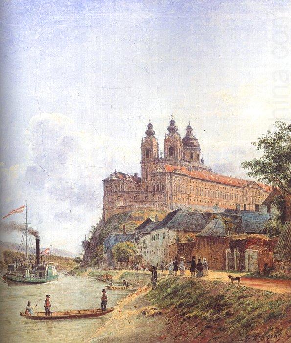 The Monastery of Melk on the Danube, Jakob Alt